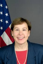 Assignment: 59-CF-DS-21268-05] Official portrait of Linda Jewell, U.S.  Ambassador-designate to Ecuador [Photographer: Ann Thomas--State]  [59-CF-DS-21268-05_Jewell_Linda_fromTIFF.jpg]