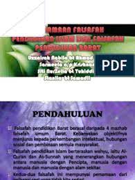 Pendidikan islam mengandung makna sistem, yang menurut rekomendasi dari first. Falsafah Pendidikan Islam Barat