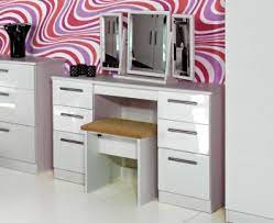 Modern sturdy white computer desk table vintage retro home furniture bedroom dressing table with drawers laptop desk office workstation. Dressing Tables Dressers Drawers Mirror Stool Options