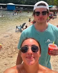 Big smiles after our adventure at the lake!