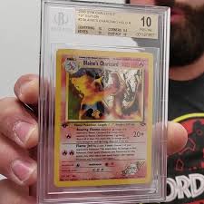 Beckett 10 full art charizard vmax 74/73 rare pokemon card 074/073 pack fresh. Bruneau Co Auctioneers 5 14 Blaines Charizard Facebook