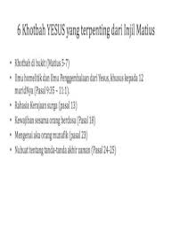 Maybe you would like to learn more about one of these? Khotbah Khotbah Yesus Adakalanya Orang Kristen Bertemu Dengan Orang Semacam Itu Pada Akhirnya Pdf Document