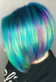 Dyed Hair Hair Styles Cool Hair Color Short Rainbow Hair