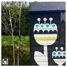 This Time Last Year I Collaborated With Cuprinol And B Q I Was Asked To Decorate And Mock Up A Shed Alongside Chann Shed Of The Year Summer Sheds Art Shed