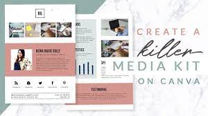 How to create a media kit. How To Create A Killer Media Kit In Canva Easy Tutorials With Reina Youtube