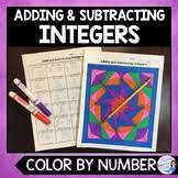 Some of the worksheets for this concept are adding and subtracting integers, adding positive and negative numbers date period, addingsubtracting integers date period, purpose to practice adding and subtracting integers with. Adding And Subtracting Integers Color By Number Worksheets Teaching Resources Tpt