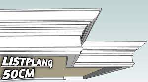 Lisplank polos 8mm x 20cm x 2.44m. Profil Beton Lisplang 50cm Youtube