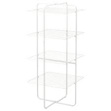 For about $25 you can easily build a drying rack that hangs from a ladder on your rv and has many wonderful features including it even has a few pegs on the bottom for drying shoes or small items. Buy Drying Racks Laundry Cleaning Online Ikea