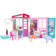 La maison étant terminée, on s'attaque à l'aménagement des pièces.pour commencer : Barbie Ferienhaus Mit Mobeln Und Puppe Blond Puppenhaus Mit Zubehor Galeria Karstadt Kaufhof
