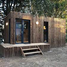 atelier de peinture greenkub de 20m2 chalet de jardin habitable bardage exterieur maison studio de jardin