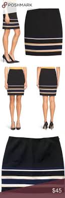 Black And Yellow Striped Skirt Pin On My Posh Picks