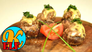 Gefullte Champignons Mit Hackfleisch Partysnack Fingerfood Kanal Elf Rezept 60 Youtube