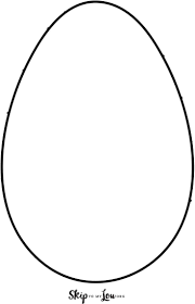 Easter Egg Templates For Fun Easter Crafts Easter Egg Printable Egg Template Easter Egg Template
