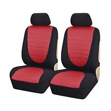 G F Products 47 In X 23 In X 1 In Front Seat Covers Fit Most Car Suv Truck Jeep In Red 8 Piece Seat Belt Pads Car Seat Cover Sets Seat Covers