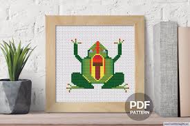 Check spelling or type a new query. Frog Cross Stitch Pattern Cross Stitch Patterns