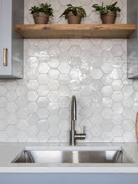 Weathered White Zellige 3 5 X4 X3 8 Hex In 2020 Kitchen Wall Tiles Hexagon Tile Backsplash Kitchen Backsplash Designs