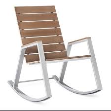 Threshold Bryant Faux Wood Patio Rocker Wood Patio Patio Furniture Collection Patio Rocking Chairs