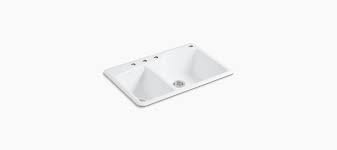 Top picks related reviews newsletter. K 5870 4 Wheatland Top Mount Kitchen Sink With Four Faucet Holes Kohler