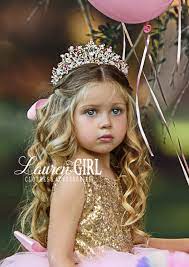 Ladies Short Hairstyles Little Girls Upstyles Easy Hair Styles For Little Girls Pink Princess Birthday Birthday Princess Dress Birthday Hairstyles