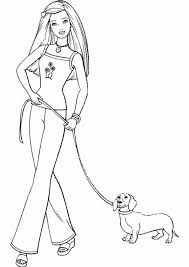 If your child loves interacting. Barbie Printable Coloring Pages For Kids And For Adults Coloring Library