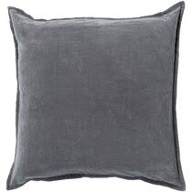 Square woven textured throw pillow threshold™ designed with studio mcgee 20 x 20. Modern Contemporary Grey Textured Pillow Allmodern