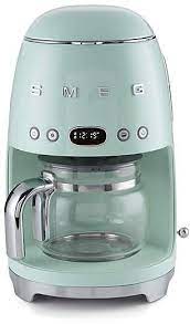 Smeg Pastel Green Drip Coffeemaker Smeg Appliances Retro Refrigerator Coffee Maker
