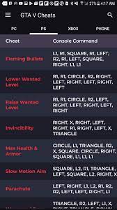 Grand theft auto 5 cheats for xbox 360 and playstation 3. Cheats For Gta 5 Xbox Ps4 Ps3 Ps Phone For Android Apk Download