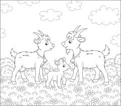 Goat jumping over a fence color page. Nanny Goat Clipart Vector In Ai Svg Eps Or Psd