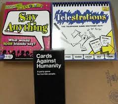 I have provided these documents free of charge for. Party Games Collection Cards Against Humanity Say Anything Telestrations Ebay