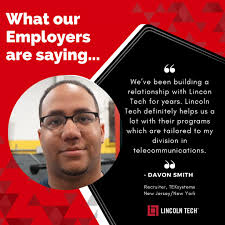We spoke to Davon Smith, a Recruiter at TEKsystems. He spoke about the  strong relationship with Lincoln Tech and how our graduates are valuable  assets to their company. Thank you again, TEKsystems! #