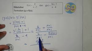 Tekan untuk lebih banyak langkah. Tutorial Cara Mudah Dan Cepat Menentukan Komposisi Fungsi Bentuk Pecahan Aljabar Bagian 3 Youtube