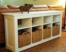 Behind Couch Storage Diy Sofa Table Sofa Table With Storage Home Diy