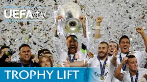 The tournament, then called the european. Real Madrid Lift Uefa Champions League Trophy Youtube