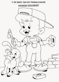 Desenhos Para Colorir Dia Trabalho 1 De Maio