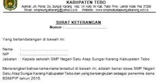 Silakan disimak saja teladan surat tunggakan sekalah. Contoh Surat Keterangan Siswa Aktif Untuk Pencairan Bsm Pip Dibuat Oleh Kepala Sekolah Dadang Jsn
