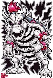How to draw bowser from super mario bros? Drybowser Hashtag On Twitter