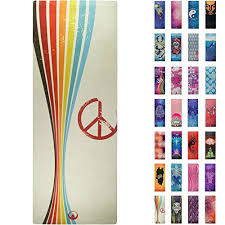 Soul Obsession Yoga Mat Microfiber Printed Retro 70 S Des Print Yoga Mat Bikram Yoga Mat Prana Yoga