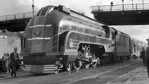 Pin By Pablo Bertola On Streamliners Vintage Train Steam Trains Old Trains