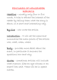 Year 6 Newspaper Reports Complete Week Newspaper Report Nonfiction Year 6