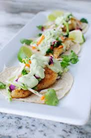 3 in a food processor or blender, add the yogurt, avocado, 1 tablespoon of the lime juice, and 1/8 teaspoon of the salt. Healthy Tilapia Street Tacos Recipe With Gorton S Healthy Tilapia Tilapia Tacos Slaw For Fish Tacos