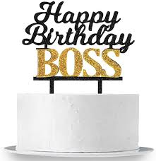 Get inspired with these adorable smash cake photos and recipes. Buy Innoru Happy Birthday Boss Cake Topper Glitter Acrylic Baby Boy 1st Birthday Cake Topper Kids And Adults Birthday Party Decoration Supplies Double Color Online In Kuwait B07t66s3w2