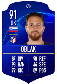 81 79 71 79 31 72. Jan Oblak Fifa 19 Spieler Statistik Card Preis