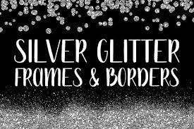 Silver Glitter Frames And Borders Glitter Frame Silver Glitter Glitter Overlays