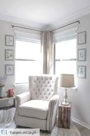 Each side is adjustable from 20 to 36 inches and the center piece adjusts from 38 to 72 inches. Transforming A Room With Corner Curtains And A Corner Curtain Rod Hack
