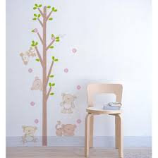 bears around the tree growth chart wall decal by wallstudios