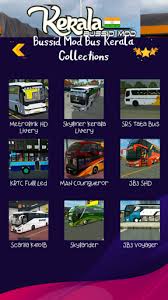 Kerala's first livery mod & horns app. Bus Simulator Indonesia Livery Kerala Komban