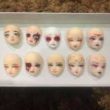 Check out our cute anime doll selection for the very best in unique or custom, handmade pieces from our dolls shops. Creepy Cute Anime Clay Doll Heads Accessory Cabochon Design Craft Craft Supplies Tools On Carousell
