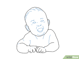 How do you draw a baby. 4 Ways To Draw A Baby Wikihow