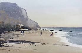 Dream Painters Watercolor Painting Techniques Beach Watercolor Seaside Art