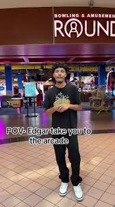 Couples in Line Amusement Park Edgar